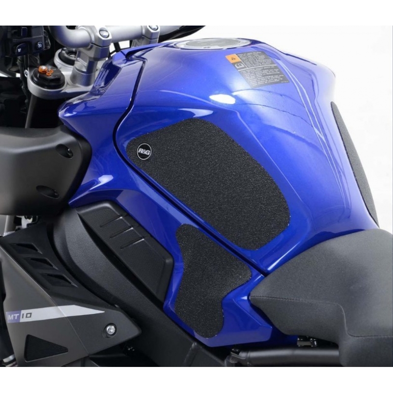 Qiilu Autocollant de réservoir d'huile Moto gazole réservoir de carburant  autocollant Pad protecteur décoration Fit pour Yamaha