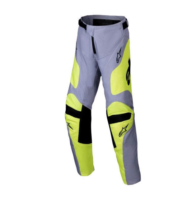 PANTALON MX ALPINESTARS YOUTH RACER VEIL ENFANT GRIS / JAUNE