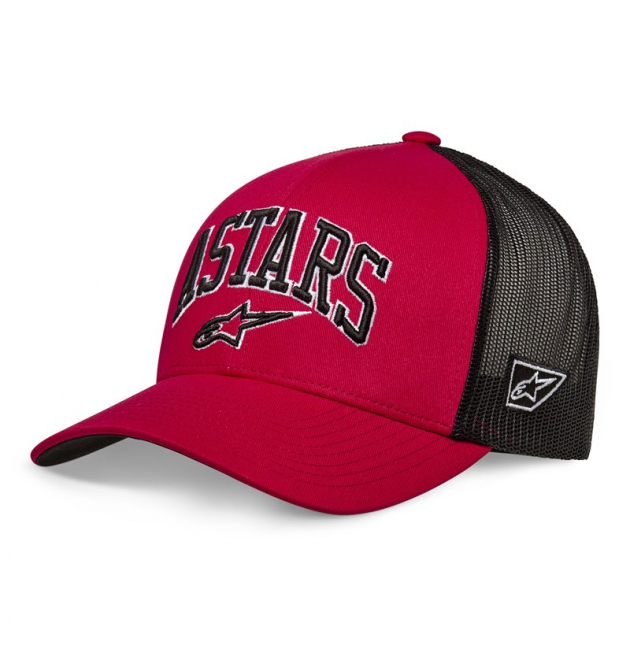 CASQUETTE ALPINESTARS DUNKER TRUCKER ADULTE ROUGE / NOIRE