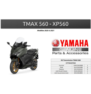 KIT TRANSMISSION ORIGINE YAMAHA TMAX 560 2020 - 2021