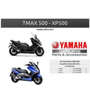 KIT TRANSMISSION ORIGINE YAMAHA TMAX 500 2004 - 2011