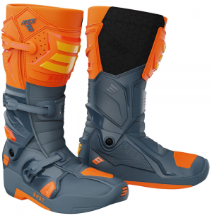 BOTTES MX SHOT RACE 8 GRIS / ORANGE