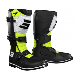 BOTTES MX SHOT RACE 2 ENFANT NOIR / BLANC / JAUNE