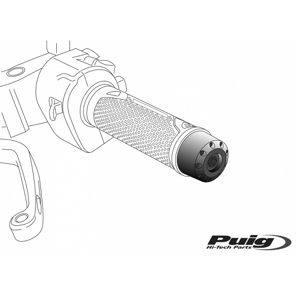 Embouts de Guidon Universel Puig Courts / longs - NMR Racing